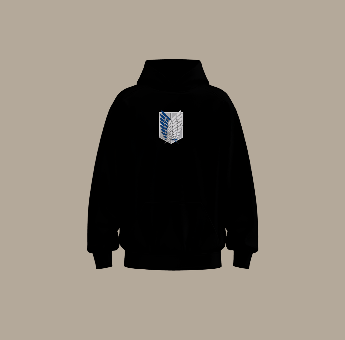 AOT Wings Embroidery Unisex Hoodie