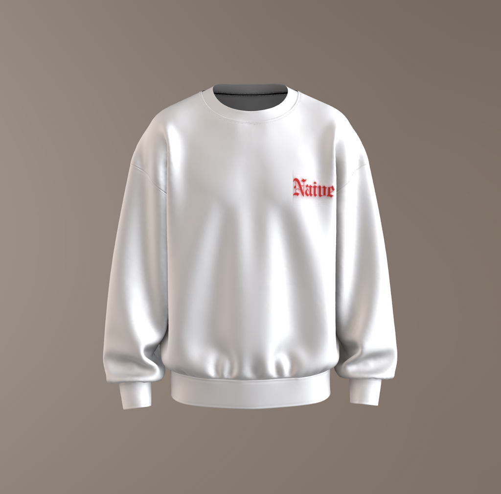 Navie  Puff Printed Unisex Sweatshirt