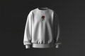 ROSE Embroidery Unisex Sweatshirt